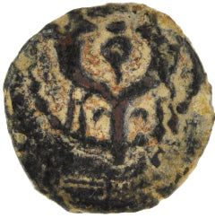 Cornucopia Prutah Mite of Hyrcanus Jerusalem Biblical Ancient Coin ~ (CP106)