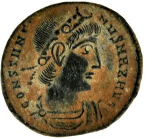 Constantine Glory of the Army 336-337AD (Co56)