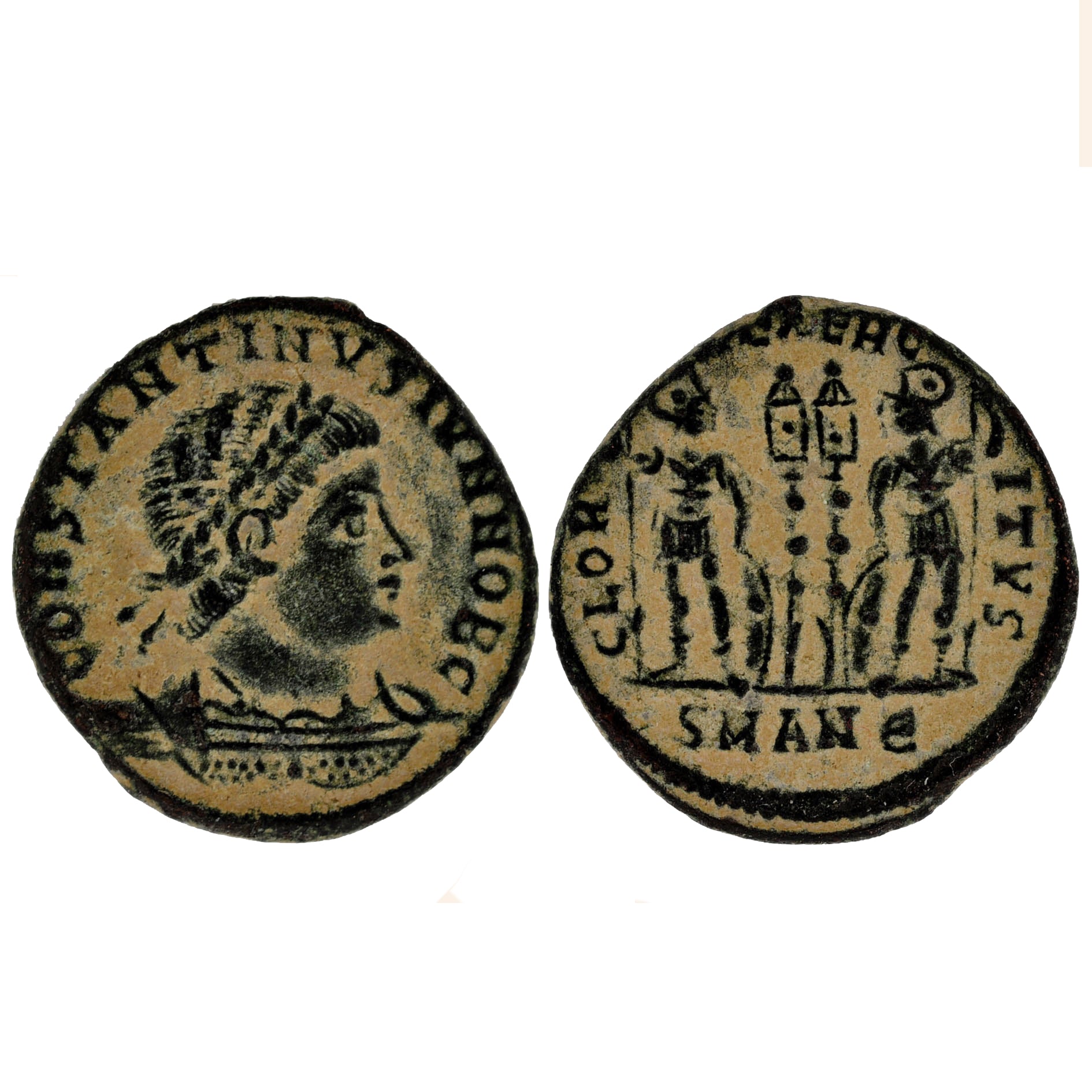 Constantine Glory of the Army 336-337AD (Co75)