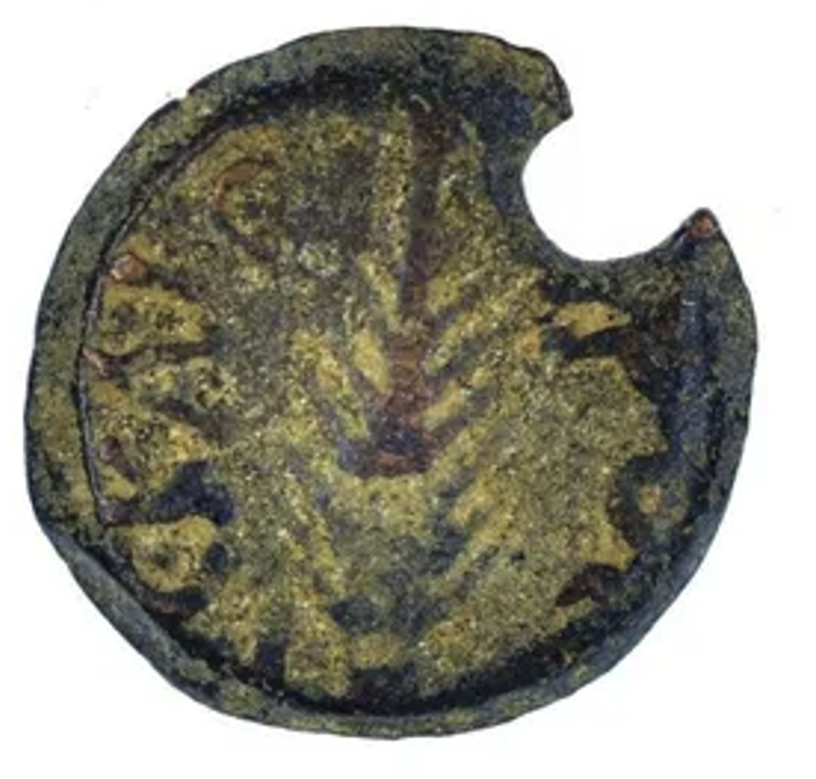 Biblical Prutah Porcius Festus procurator under Nero 59-62 AD (FE24)