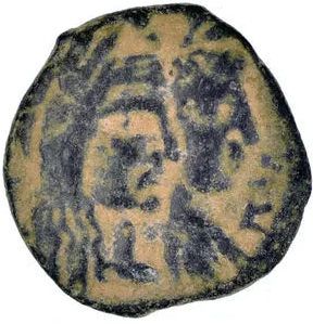 Nabataean Bronze coin of Petra, Shawilat 40-70 AD (NabB122)