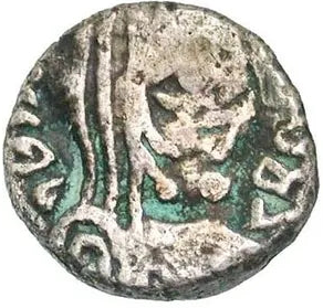 Nabataean Petra Silver, Aretas IV with Shuqilat 9 BC-40 AD AR drachm. (NabS201)