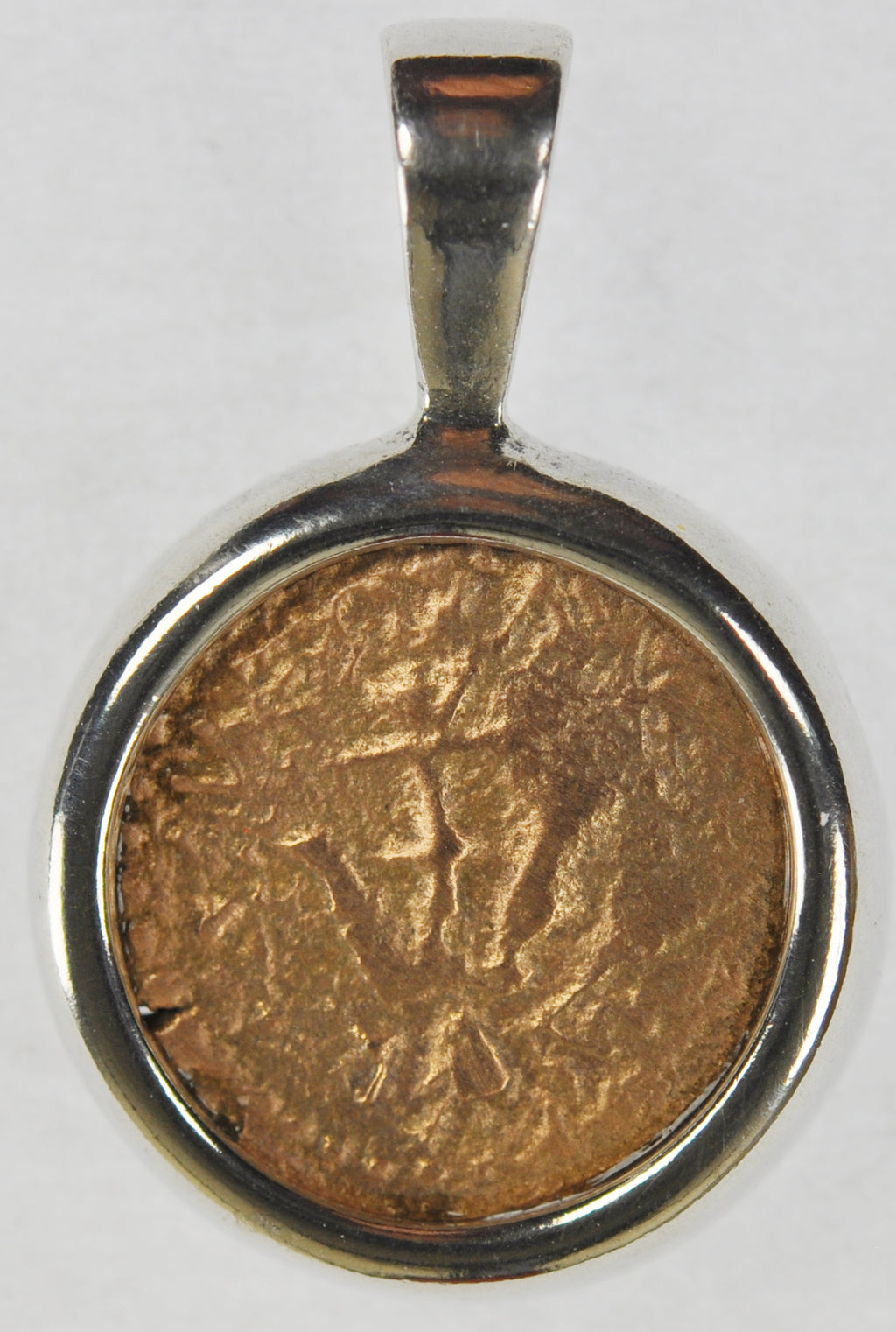 Widow's Mite Silver Pendant 16mm (Pend Tab 16-32)