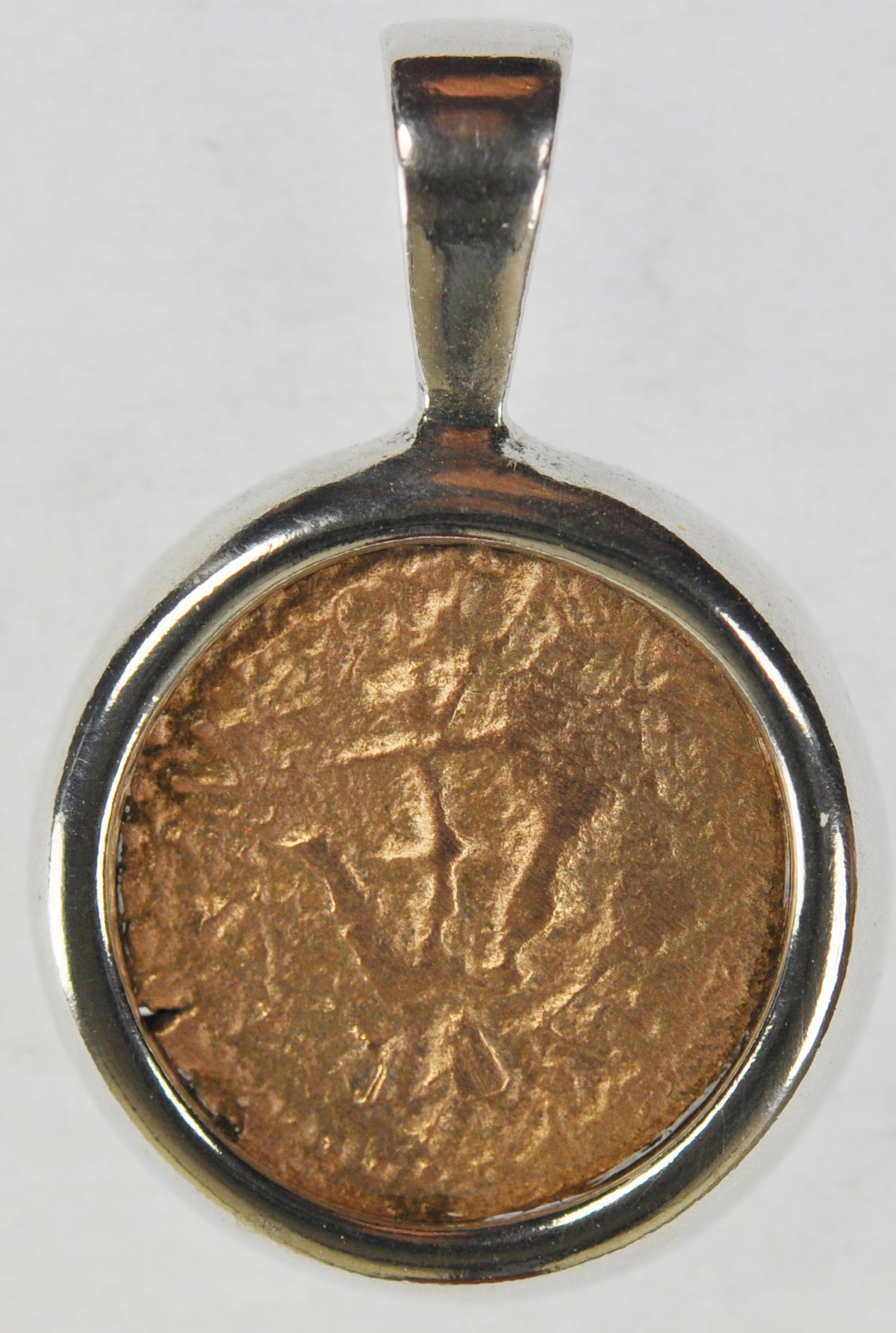 Widow's Mite Silver Pendant 16mm (Pend Tab 16-32)