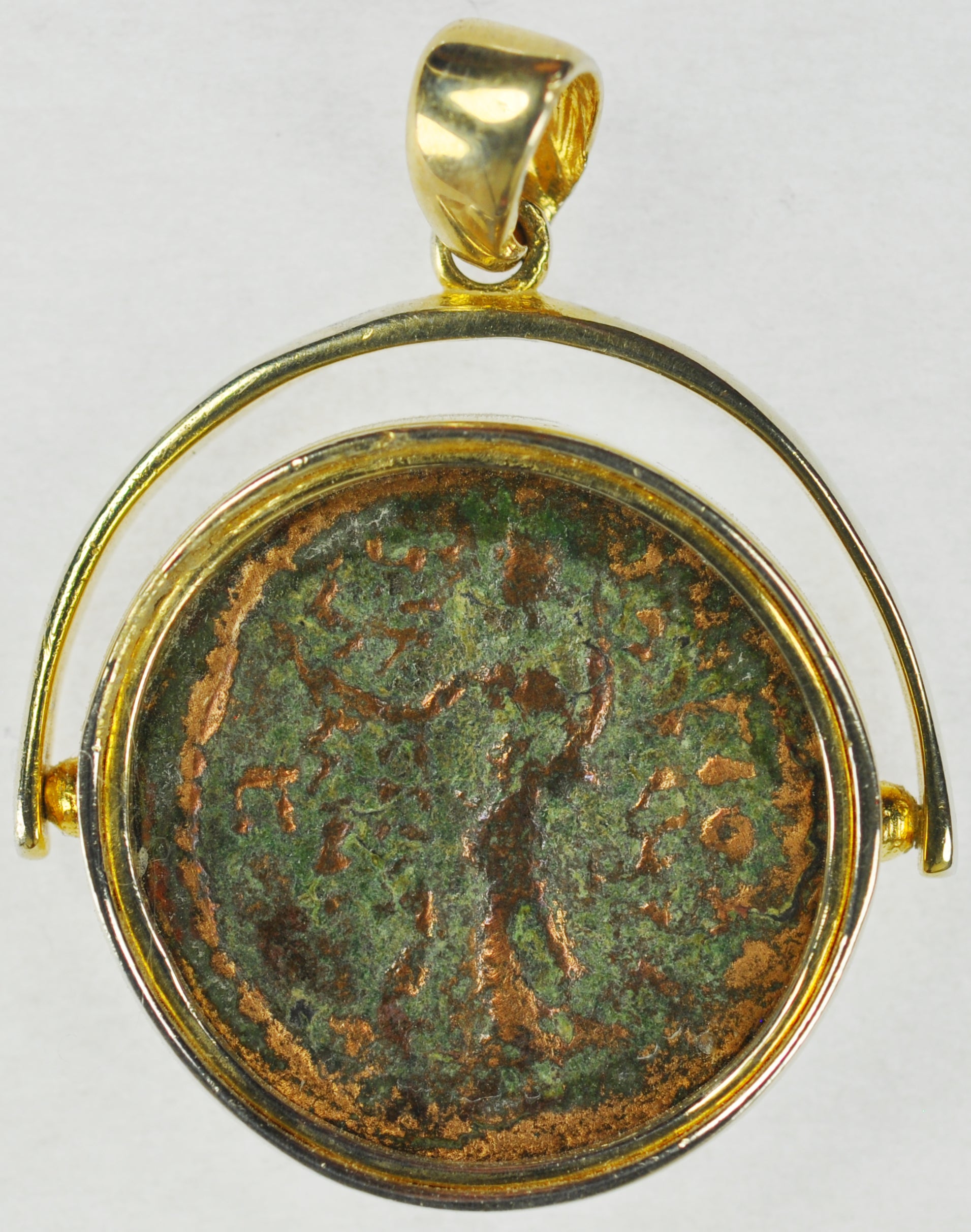Seleukid Coin Pendant gold plated (SelPend01)