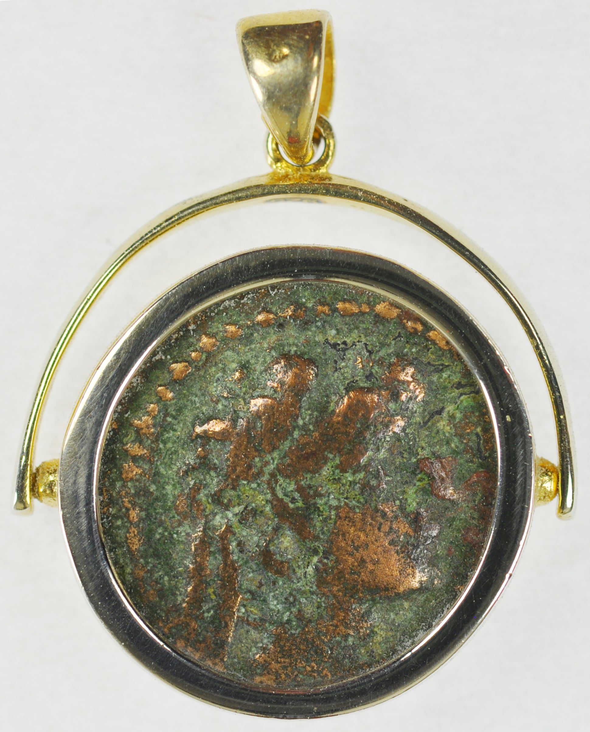 Seleukid Coin Pendant gold plated (SelPend01)