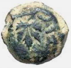Biblical Coin ~ First Jewish Revolt - Year 3, AE Prutah 68/69 AD (WC3-11)