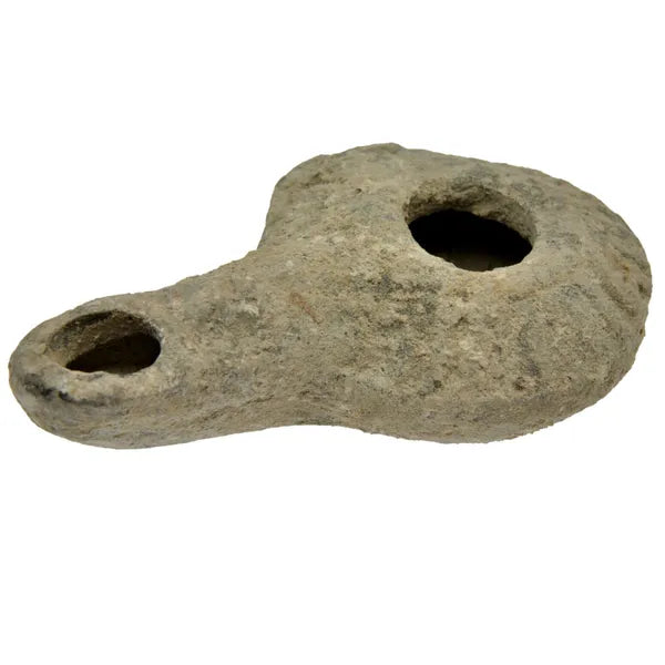 Ancient Radial Oil Lamp Pottery, Holy Land Pre-Herodian 400-100 BC (Rad19)