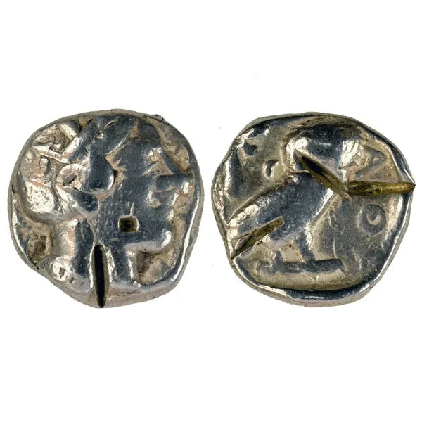 Athena Owl Tetradrachm Silver Coin (440-404 BC) -(Ath05)